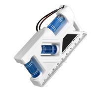 Uqezagpa 3 in 1 Pocket Magnetic Leveling Gauge Horizontal Vertical Measure Ruler Leveling Tool for Home Use with Strong
