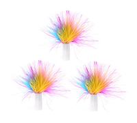 Uqezagpa 3 Pcs Cats Teaser Toys Replacements Interactive Cats Feather Toy Refills Electric Rotating Feather Replace Toy