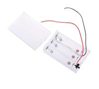 Uqezagpa 3-Slot 18650 Battery Holder Parallel Connection Battery Storage Case with Switching Cable Cord for Small