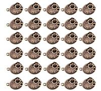 Uqezagpa 30Pcs Clock Charm Sturdy Alloy Pocket Watch Charm For Craft Enthusiasts And Fashion Accessories Creation Collectible Watch Accessories