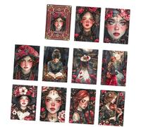 Uqezagpa 30Pieces Antique Scrapbooking Paper 10x14cm Background Decoration Paper for Craft Journal Notebook Photo Album