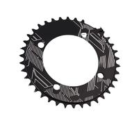 Uqezagpa 32T / 34T / 36T / 38T Road Bike Circles Crankset Single Plate Replacement Round Cycling Tooth Chainwheel Parts Enduring Mountain Positive and Negatives Teeth Chainwheel