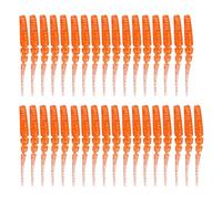 Uqezagpa 35pack Artificial Fishing Soft Lures Tackle High Elasticities Floating Lures for Multiple Techniques Salt Enhances Fishing Baits