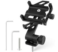 Uqezagpa 360 Degree Rotatable Bike Phone Holder Comfortable Viewing Angles Phone Stand For Various Phones Light Weight Bike Stem Holder