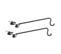 Uqezagpa 360 Degree Swivels Plant Hanger Rusts Proof Plant Hanger For Balconies Railings Outdoor Bird Feeders Holder Balconies Railing Bird Feeders Brackets