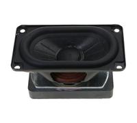 Uqezagpa 3inches 8Ohm 15W HighPower Loudspeaker FullFrequency Horn 80mm Rectangle Internal