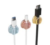 Uqezagpa 3Pcs Cord Clips with Strong Adhesive Cable Holders for Desk Car Wall Home Office Cable Management Video Cord