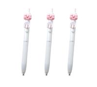 Uqezagpa 3Pcs Gel Inks Pens 0.5mm Fine Point Neutral Pens Gel Writing Journaling Stationery Home School Offices Supplies Neutral