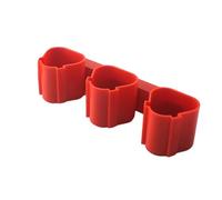 Uqezagpa 3Slot Battery Holder Tool Storage Bracket for 12V Batteries Storage Holder Easy Installation Durability