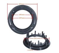 Uqezagpa 4/5/6.5/8inch Ceiling Speakers Grille Covers Round Commercial Ceiling Speakers Grille For Decorative Accessories Mesh Cover