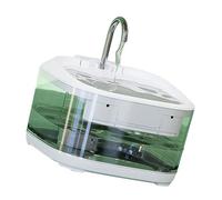 Uqezagpa 4.5L Capacity Automatic Cats Water Fountain with Filtrations Systems Stainless Steel Pet Drinking Bowl