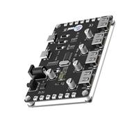 Uqezagpa 4 Port USB 2.0 Hubs With Colorful LED 5-12V Auxiliary Power For PC Laptop Keyboards For Computer Use USB Port Multiplier