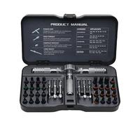 Uqezagpa 40 Piece Ratcheting Screwdriver Set Ergonomic Handle with Portable Storage Case Tool Suitable for Mechanics