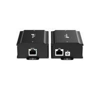 Uqezagpa 48V To 24V Power Over Ethernet Converter Power Over Ethernet Adapter Converter Data Transmission Adapter For Security Camera Gigabit Poe Splitter
