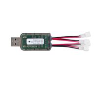 Uqezagpa 4CH USB Battery Charging Adapter 1S LiHv 3.7V Battery for Remote Helicopter Airplanes Toy