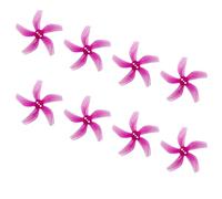 Uqezagpa 4Pairs 8PCS D51 2x2x5 2inch 51mm 5Blade PC Propellers Apertures 1.5mm for FPV Racings Tinywhoop BETA85X