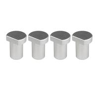 Uqezagpa 4Pcs Aluminum Alloy Benches Dogs Workbenches Pegs Brake Stops for Secure Positioning in 19mm or 20mm Dog