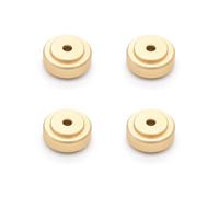 Uqezagpa 4PCS Heavy Duty NonSlip Rubber Base Speakers Feet Pad Vibrations Damping Pad For HiFi Amplifiers Systems 20x9mm Size Aluminum Stand