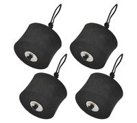 Uqezagpa 4Pcs High Elasticity Foam Scupper Plugs Drain Hole Stopper Bung For Kayak Canoes Kayak Scupper Plugs Set With Lanyard Stopper
