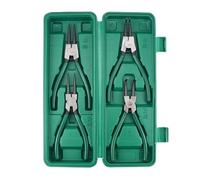 Uqezagpa 4PCS Industrial Grade Circlip Pliers Carbon Steel Heavy Duty Spring Plier and Long Lasting with Strong