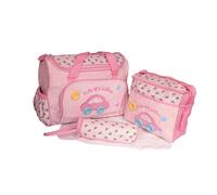 Uqezagpa 4Pcs Multifunctional Baby Changing Bag Set Spacious And Practical Baby Changing Set For Modern Parenting Needs Oxford Fabric Diaper