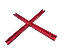 Uqezagpa 4Pcs T Track Intersections Part T Slot Track Connectors Aluminum Track Connectors Miter Track Jigs