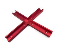 Uqezagpa 4Pcs T Track Intersections Part T Slot Track Connectors Aluminum Track Connectors Miter Track Jigs