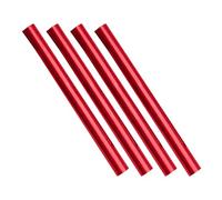Uqezagpa 4Pcs Tent Tube Rod Replacement Aluminum Alloy Tent Poles Repair Tube Connecting Pipe Camping Accessory Camping Poles Rod