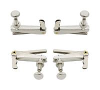 Uqezagpa 4Pcs Violin Fine Tuner Metal String Spinner String Adjuster Spinner Stringed Instrument Accessories
