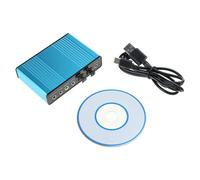 Uqezagpa 5.1/7.1 USB Surround Sound Card Box With SPDIF And Mic Input For PC/Gaming Or Music Lovers K Song Home Theater