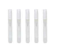 Uqezagpa 5 Pcs Acrylic Marker Empty Refillable Paint Pen Empty Marker Clear Refillable Pen For Metal Oil Painting Wood