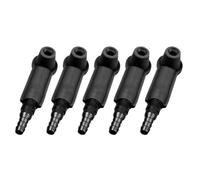 Uqezagpa 5 Pieces Brake Fluid Exchange Tool Lightweight And Portable Bleeder Adapter For DIYer Vehicle Maintenance Brake Bleeding Kit