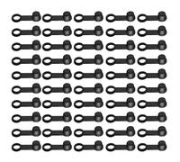 Uqezagpa 50Pcs Car Zerk Cover Brake Caliper Bleed Nipple Black Screw Cap Rubber Grease Fitting Simple Installation Car Brake Pumps