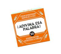 Uqezagpa 50Pcs Colorful Spanish Vocabulary Builder Card Pocket Sized Colorful Word Game for Group Learning Activity Word Game