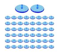 Uqezagpa 50pcs Golf Ball Markers Assorted Colors Clear Light Weight for Golf Course Green Positioning Tees Markers
