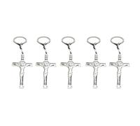 Uqezagpa 5pcs Exquisites Holy Charm Pendants Metal Pendants Unique Pattern,for Faith,