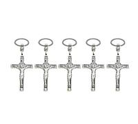 Uqezagpa 5pcs Exquisites Holy Charm Pendants Metal Pendants Unique Pattern,for Faith,