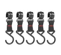 Uqezagpa 5Pcs Moveable Camping Hangings Hook Hangings Laundry Hook S-Shaped Hanger Storage Rack for Outdoor Picnics, Hikings, Fishing S-Shaped Hanger