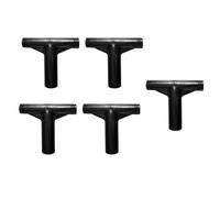 Uqezagpa 5Pcs Trampoline Enclosure Poles End Caps T Shaped Pipe Sleeve Quickly Connecting T Tube Trampoline Joint Part Easy To Use Enclosure Poles End Caps