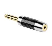 Uqezagpa 6.35mm to 2.5 3.5 4.4mm Stereo Sound Headphone Adapter, Gold Plated Connectors Converters for Microphones