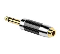 Uqezagpa 6.35mm to 2.5 3.5 4.4mm Stereo Sound Headphone Adapter, Gold Plated Connectors Converters for Microphones