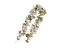Uqezagpa 6.56ft Artificial Autumn Hanging Plant Ornament For Mantels Wall Window Halloween Thanksgiving Fall Decoration Artificial Autumn