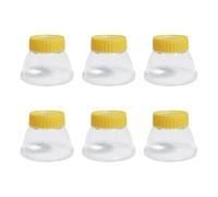 Uqezagpa 6 Piece Educational Study With Magnifier Lens Compartment For Nature Enthusiasts And Students ABS Storage Container