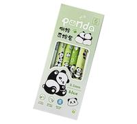 Uqezagpa 6Pcs Neutral Pen 0.5mm Point with Press Designs Retractable Writing Tool Fast Drying Ergonomic Grip for Offices Tasks Press Type Gel Pen