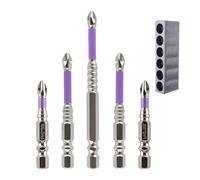 Uqezagpa 6Pcs Screwdriver Bit Hexagonal Shank impacting Electric Drill Bit Set Screw Drill Head Power Tool Drill Attachment