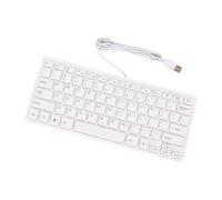 Uqezagpa 72 Key USB Corded Computer Keyboard Small Size Quiet Keys for Office Home Gaming Durability