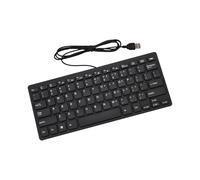 Uqezagpa 72 Key USB Corded Computer Keyboard Small Size Quiet Keys for Office Home Gaming Durability