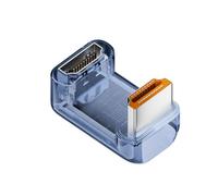 Uqezagpa 90-Degree Adapter 8K60Hz 4K120Hz Right Angled Coupler for PC Projector ABS Housing 8 Styles HDTV Female to Male Adapters