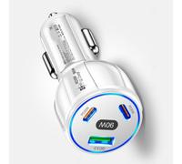 Uqezagpa 90W Super Fast USB C Car Charging Two PD30W Quick Chaing 3 Port Charging Station for Laptops