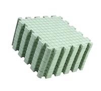 Uqezagpa 9Pcs Knit Blocking Board 12x12Inch Foam Knitting Blocking Mat For Crochet Granny Square Making Stitching Alignment Knitting Project Board